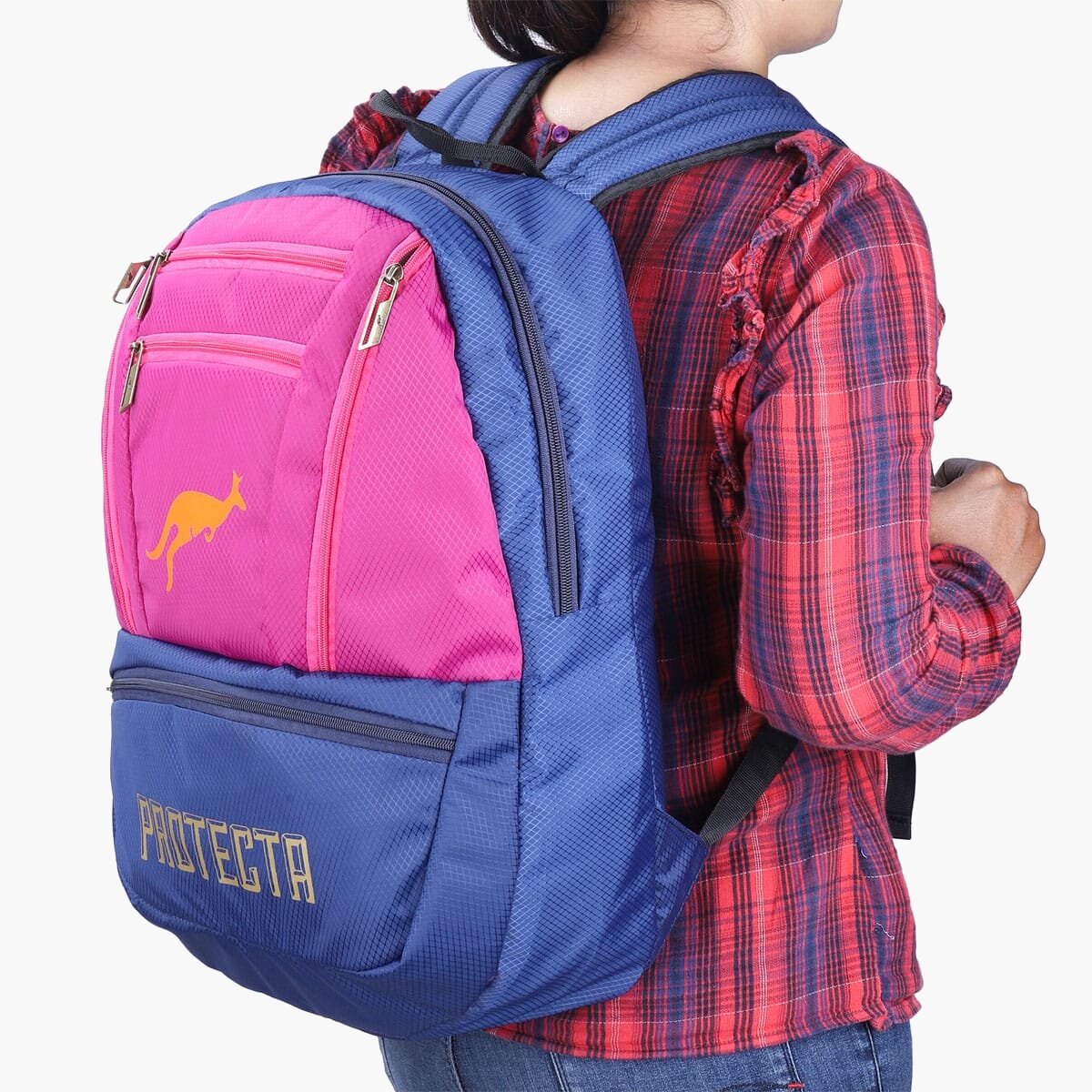 Navy-Pink | Protecta Paragon Laptop Backpack-6