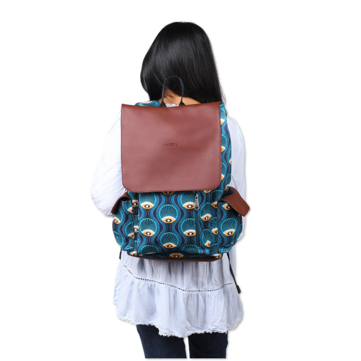 Art Deco Print | Protecta Prisma Laptop Backpack - Main