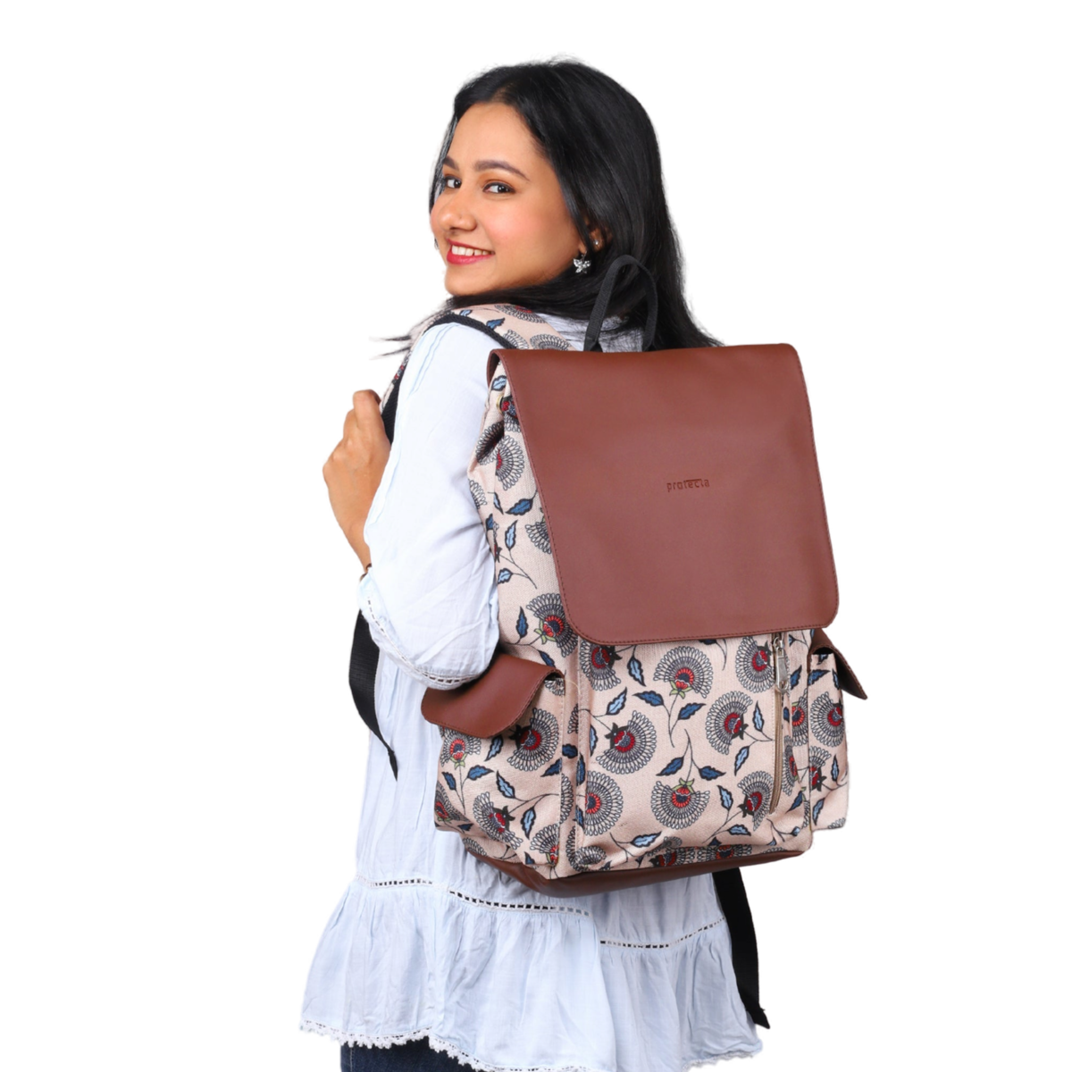 Floral Print | Protecta Prisma Laptop Backpack - 1