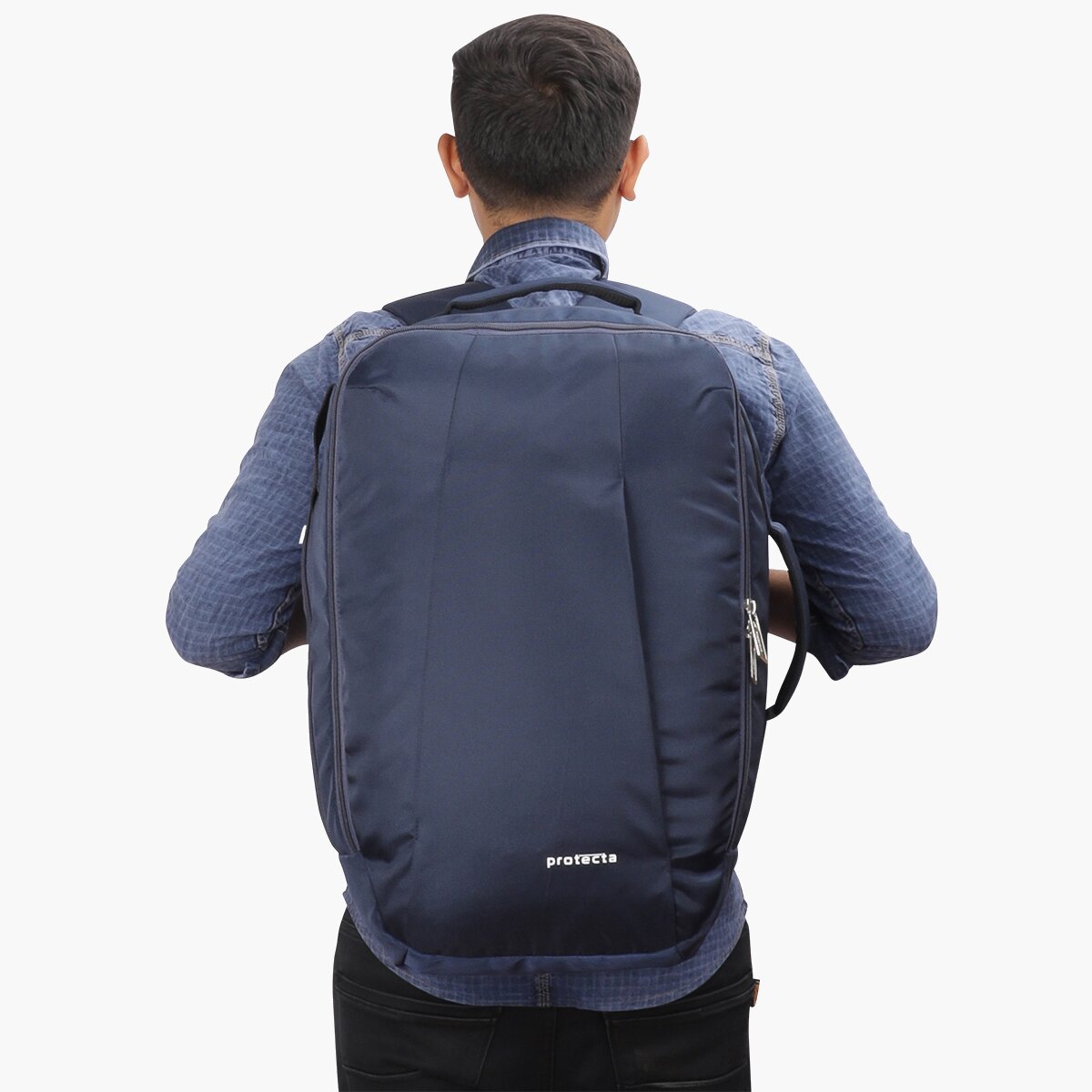 Navy | Protecta Proposed Merger Convertible Office Trave Laptop Backpack-5