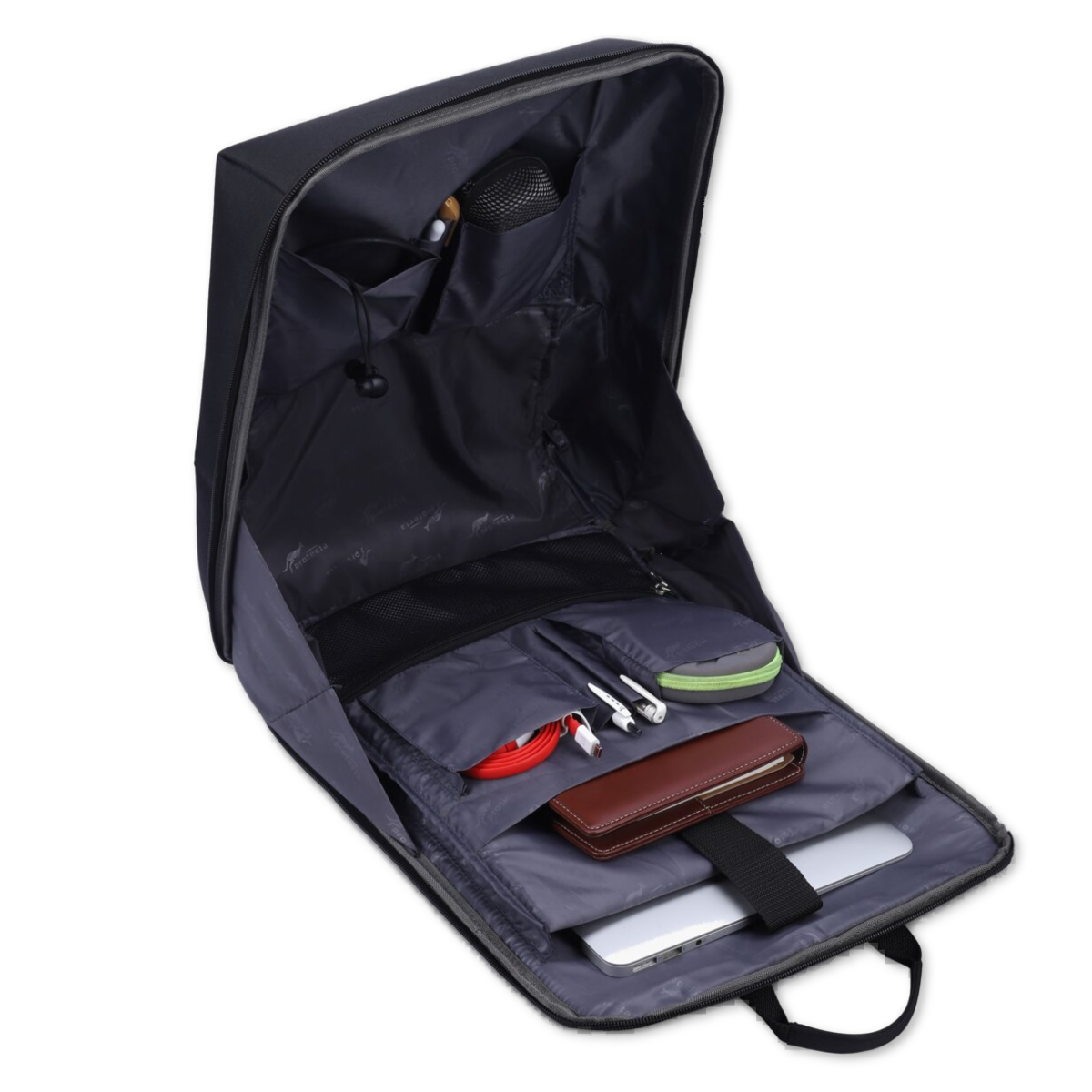 Black | Protecta Quest Anti-Theft Office Laptop Backpack - 4
