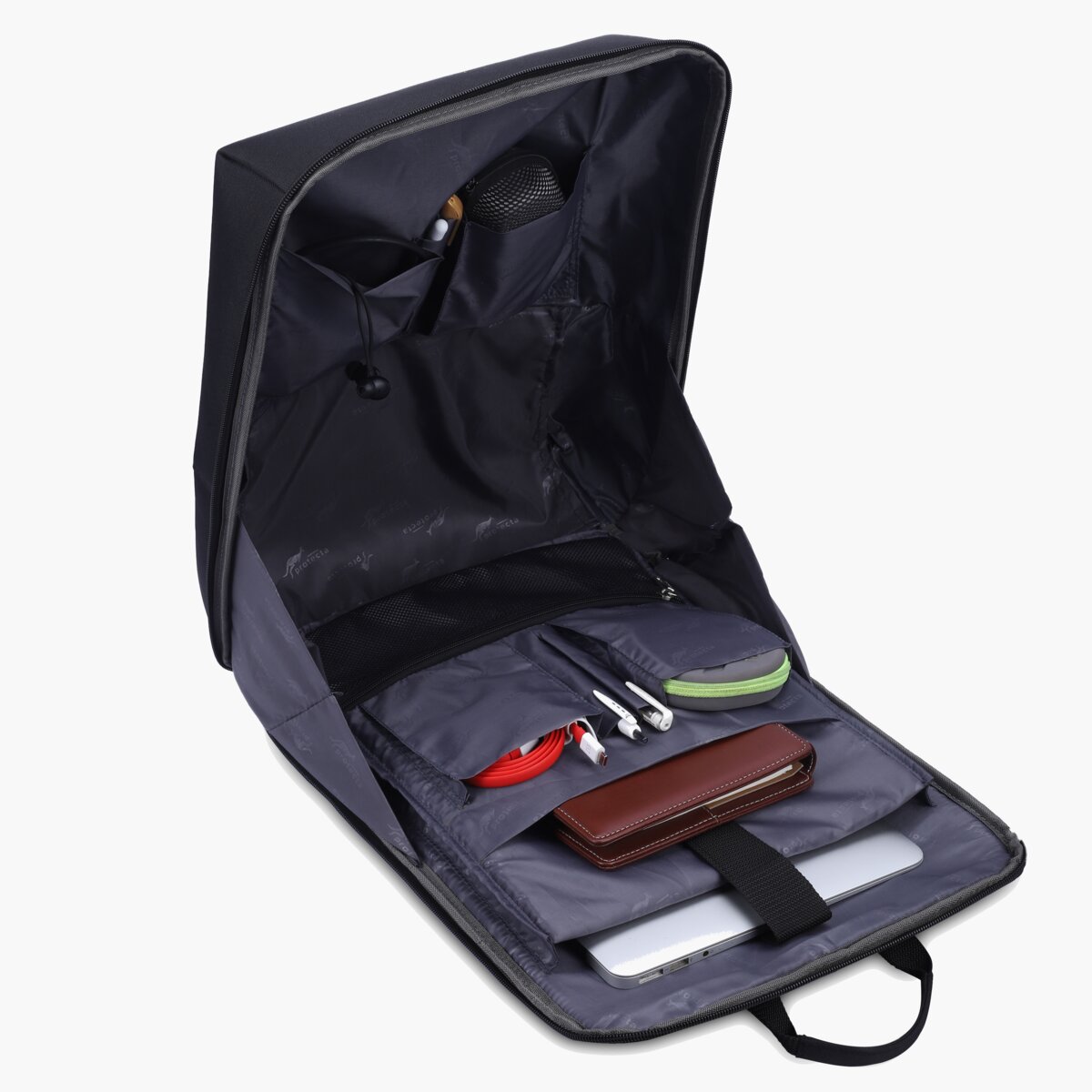 Black | Protecta Quest Anti-Theft Office Laptop Backpack - 4