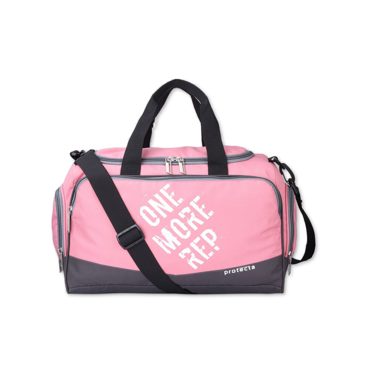 Grey-Pink | Protecta Rep Gym Bag-4