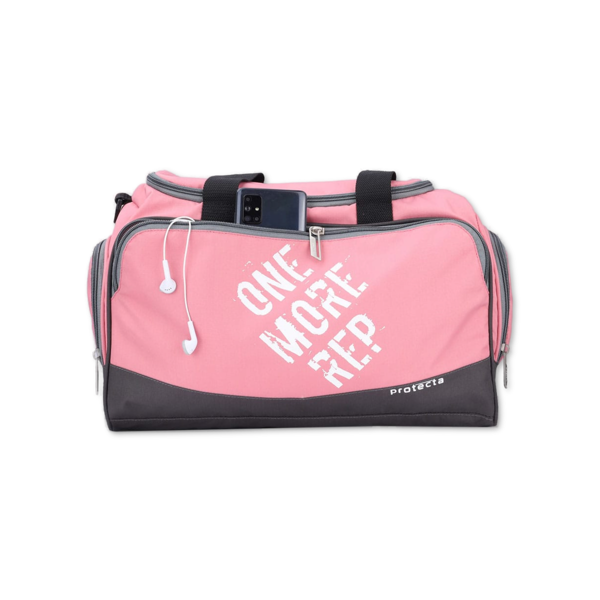 Grey-Pink | Protecta Rep Gym Bag-6