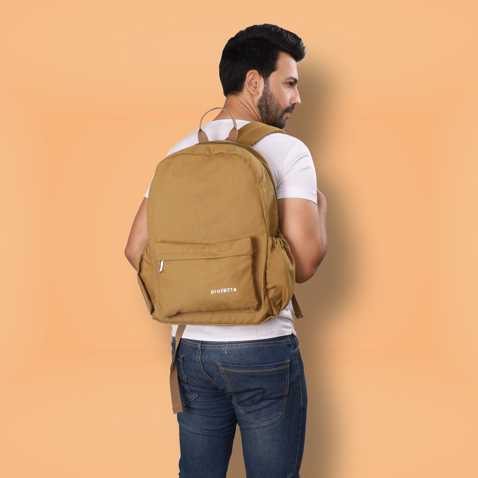 Beige | Protecta Spectrum Laptop Backpack - 6
