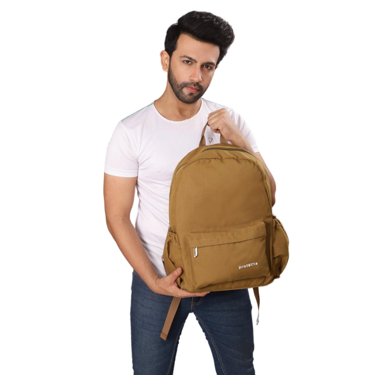 Beige | Protecta Spectrum Laptop Backpack - 7