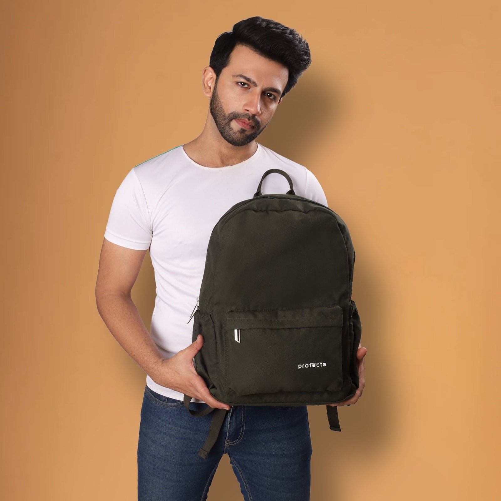 Olive Green | Protecta Spectrum Laptop Backpack - 7
