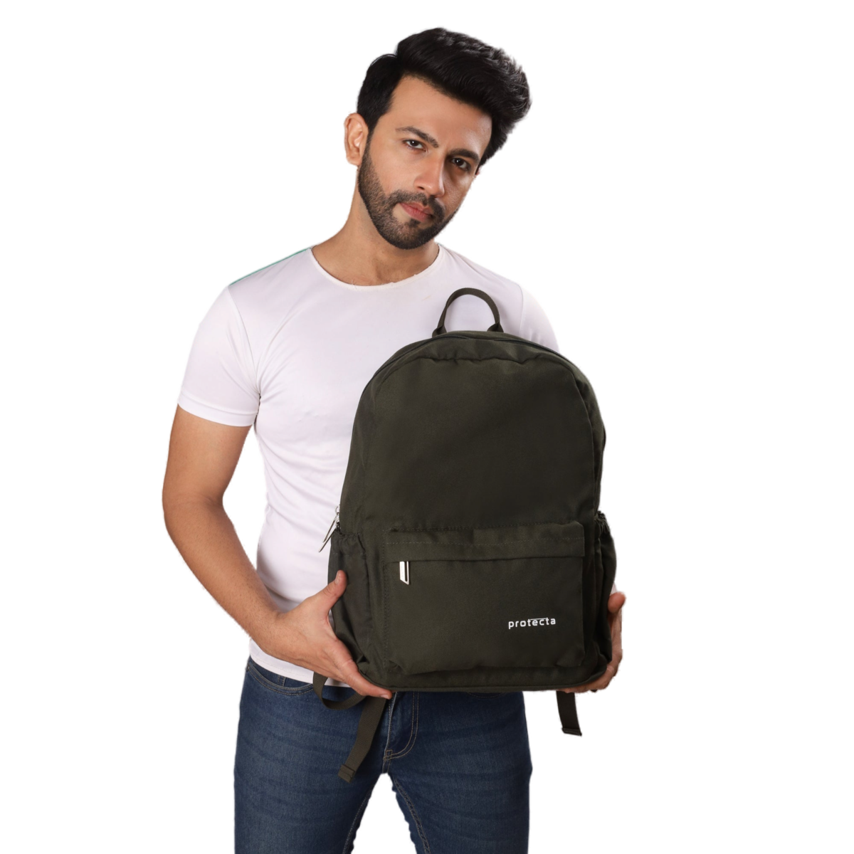 Olive Green | Protecta Spectrum Laptop Backpack - 7