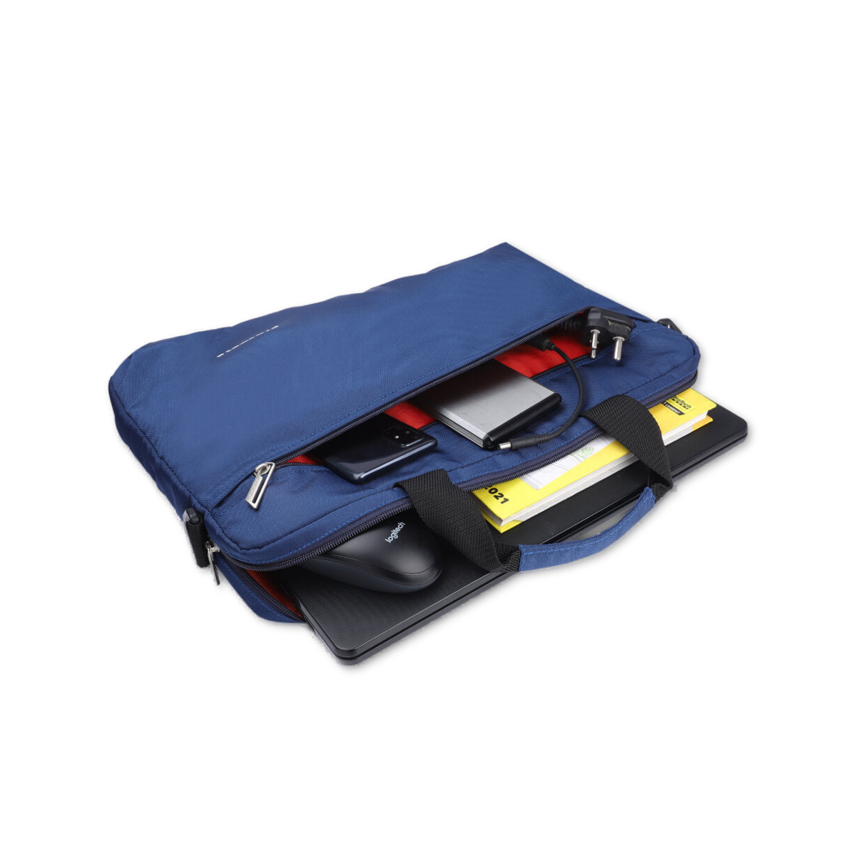 Navy | Protecta Staunch Ally Lite Slim Office Laptop Bag-1