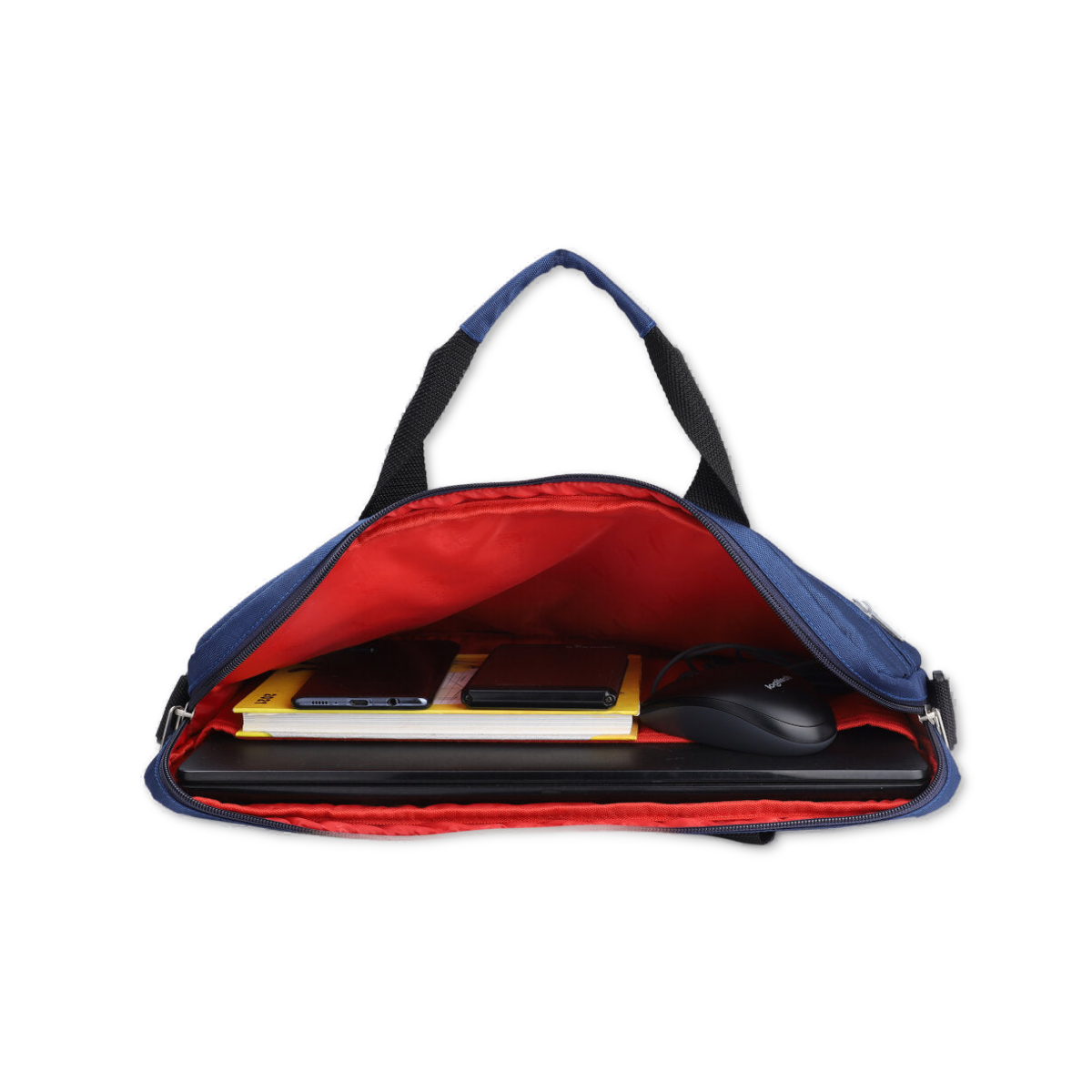 Navy | Protecta Staunch Ally Lite Slim Office Laptop Bag-7