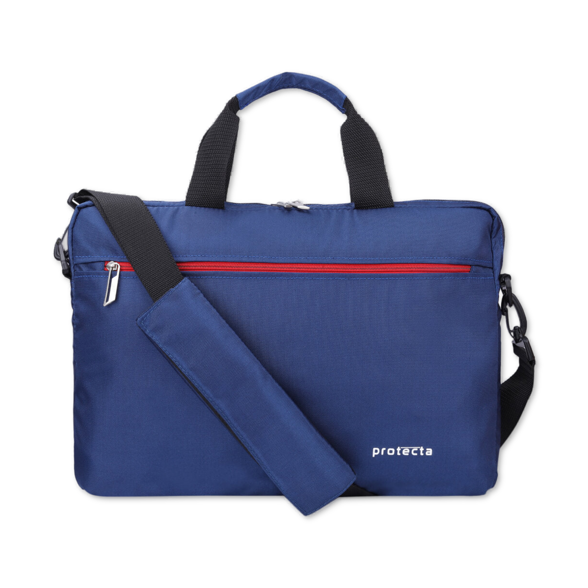 Navy-Red | Protecta Staunch Ally Lite Slim Office Laptop Bag-4
