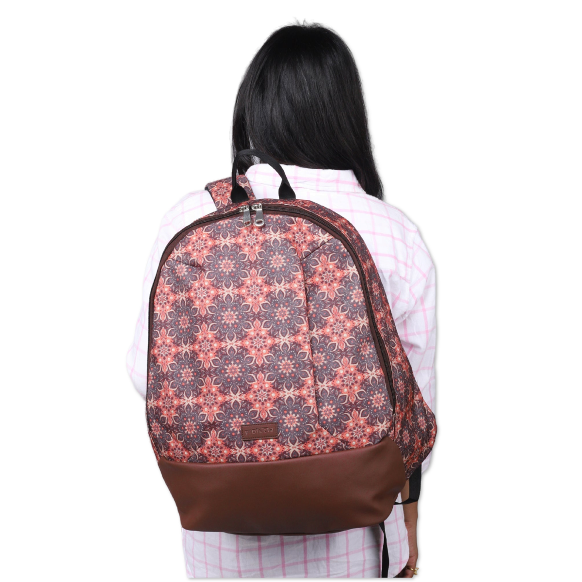 Ethnic Print | Protecta Stride Laptop Backpack - Main
