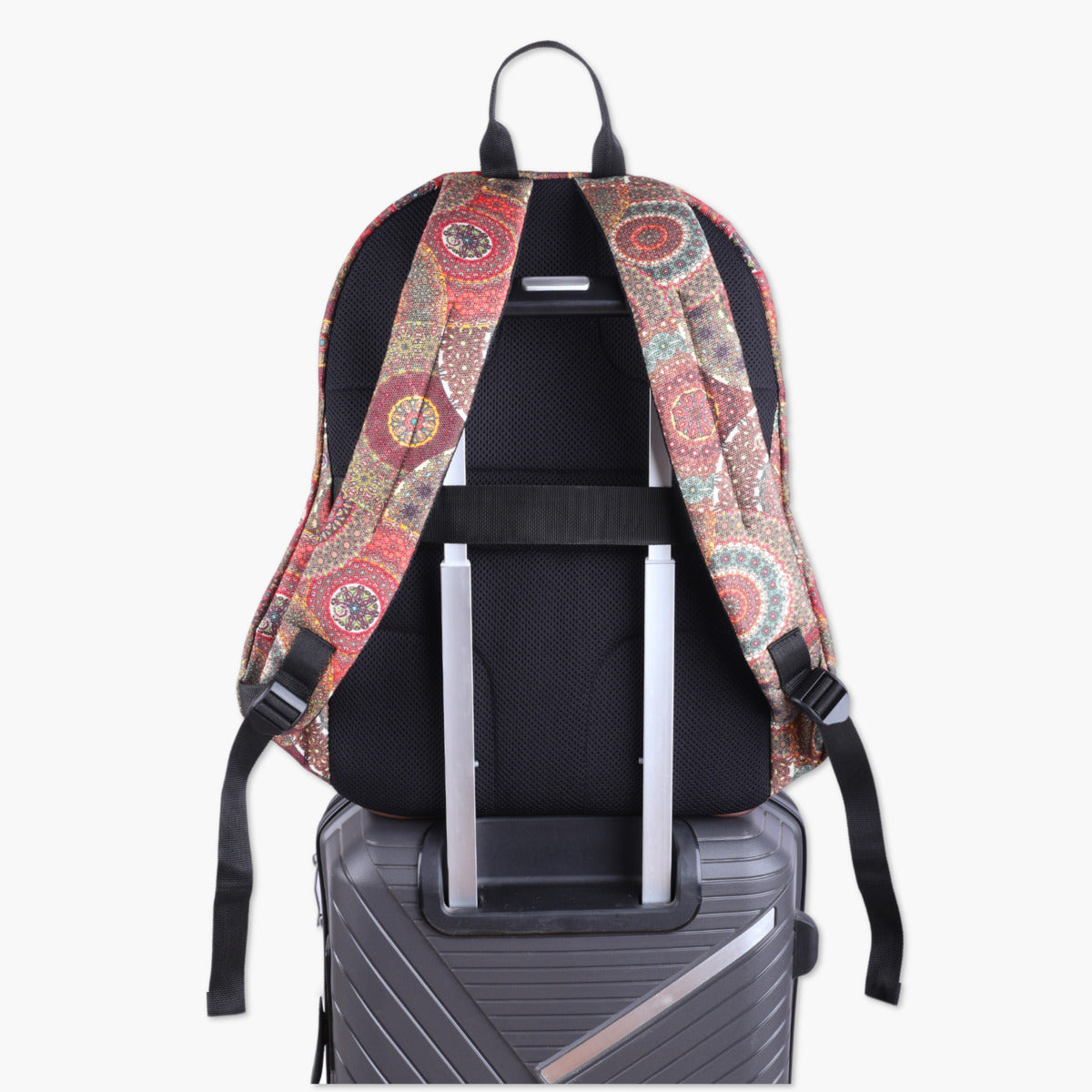 Ethnic Print | Protecta Stride Laptop Backpack - 7