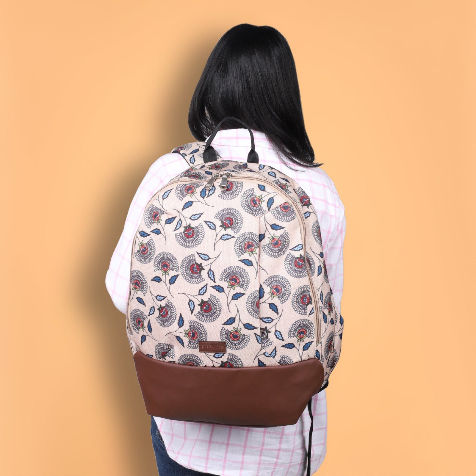 Floral Print | Protecta Stride Laptop Backpack - Main