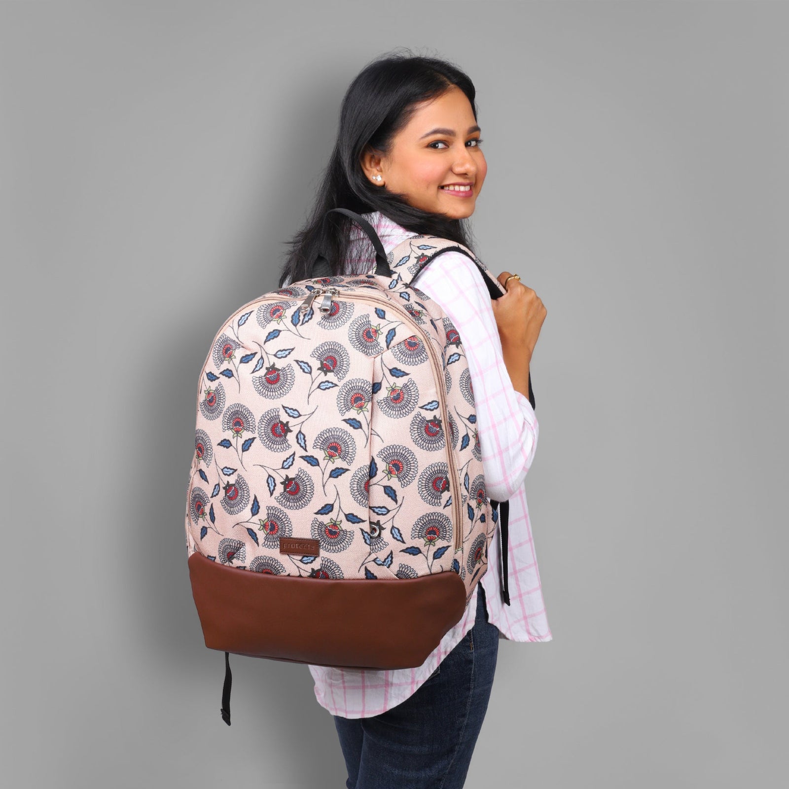Floral Print | Protecta Stride Laptop Backpack - 1