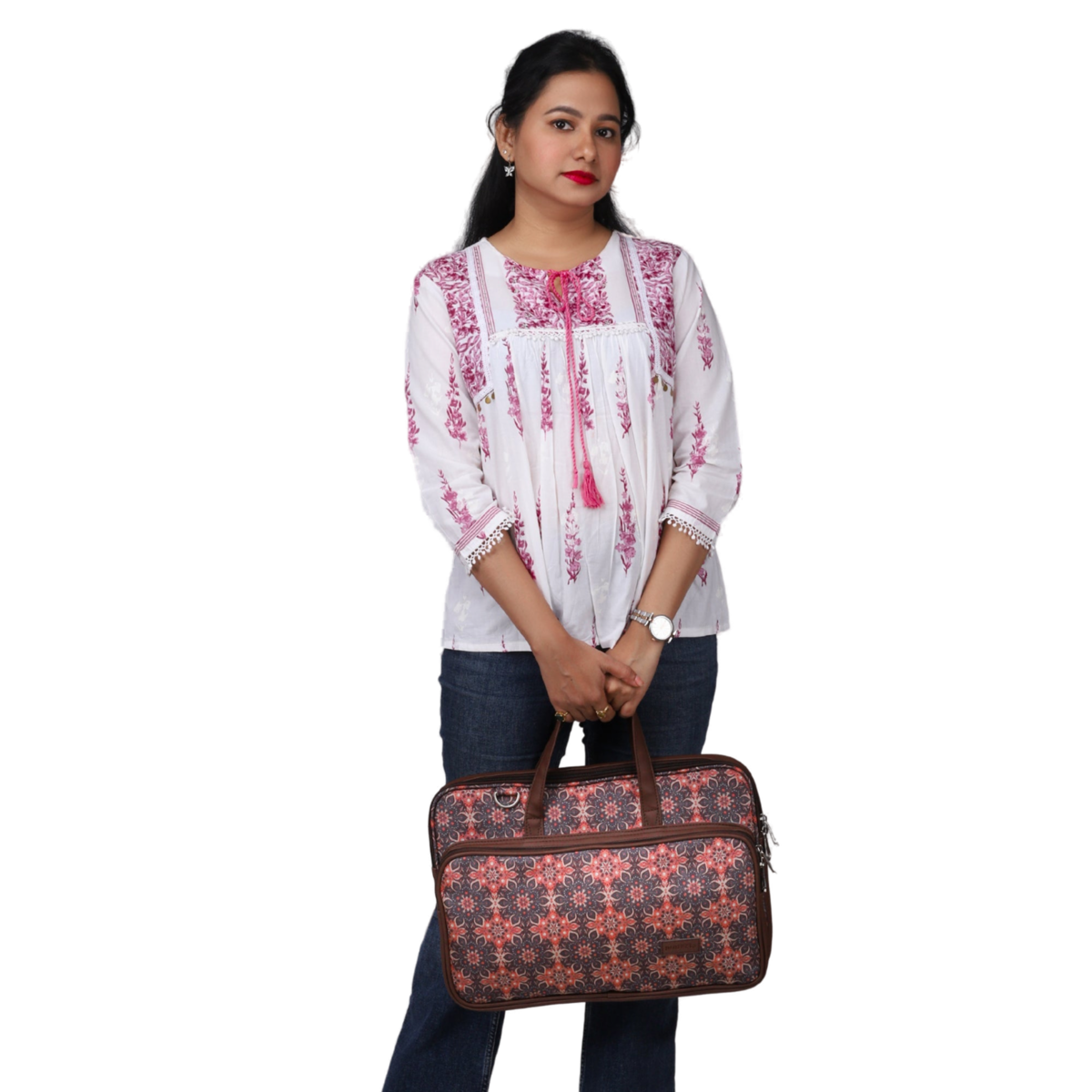 Vintage Print | Protecta Stride Laptop Bag - 2