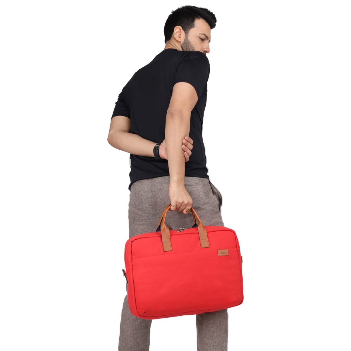 Red | Protecta The Strong Buzz Office Laptop Bag - 3
