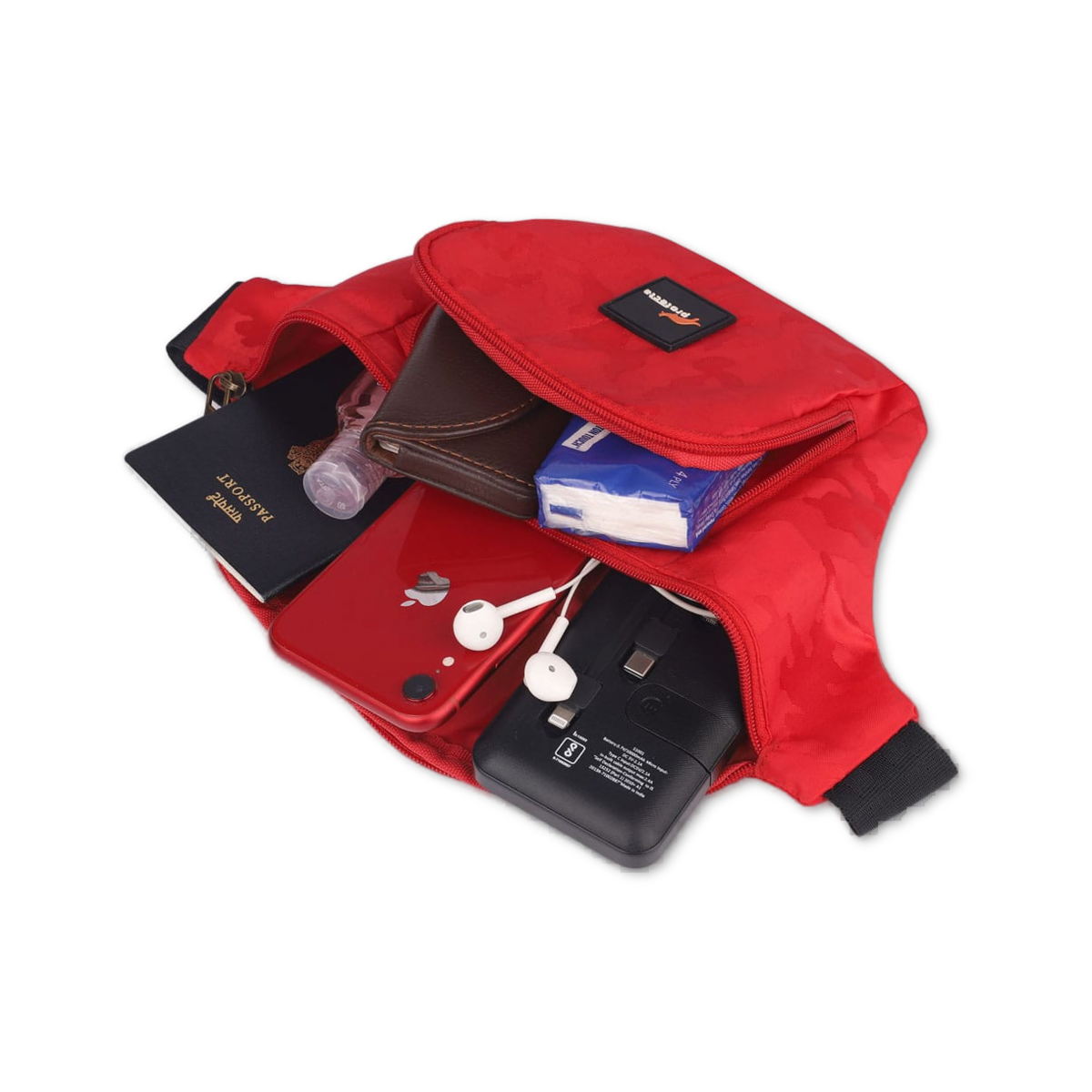 Red | Protecta The Bat Waist Bag-5