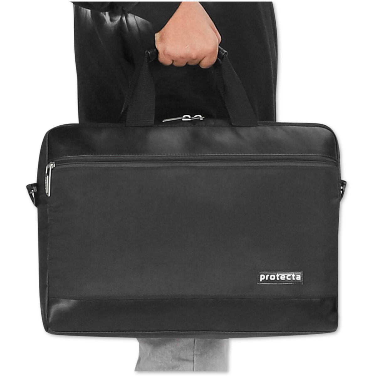 Black | Protecta The Underdog Convertible Briefcase Backpack - 10
