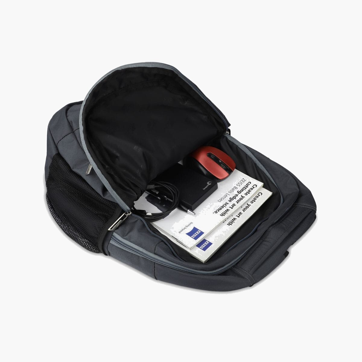 Grey| Protecta Twister Laptop Backpack-4