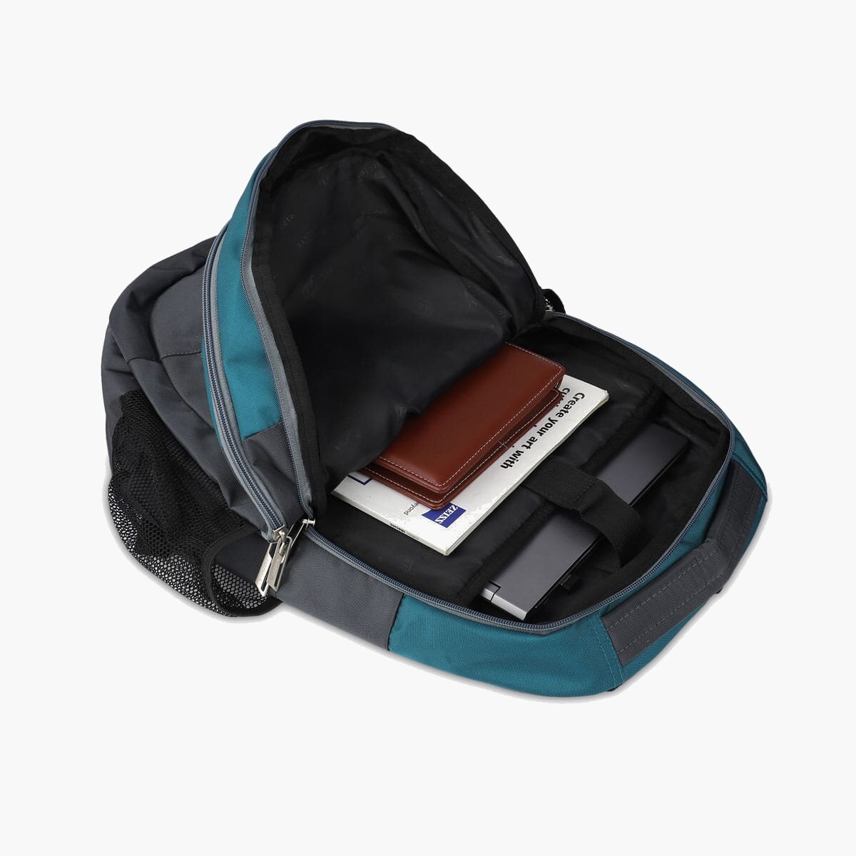 Grey-Astral| Protecta Twister Laptop Backpack-5