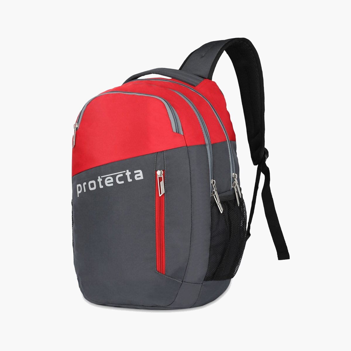 Grey-Red | Protecta Twister Laptop Backpack-1