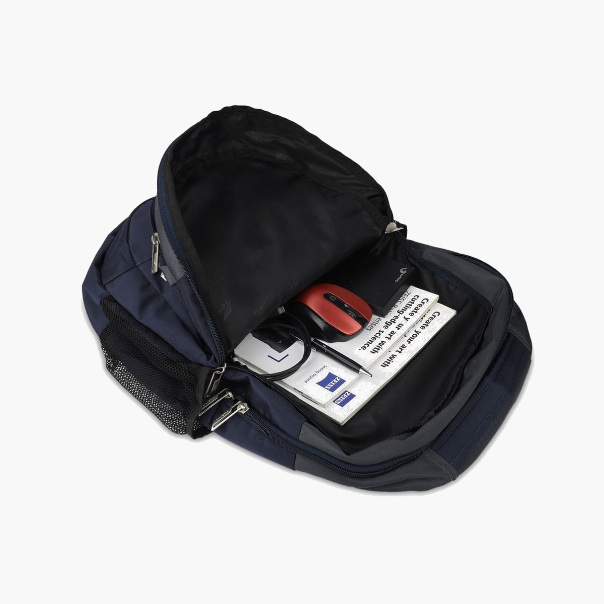 Navy-Grey| Protecta Twister Laptop Backpack-4