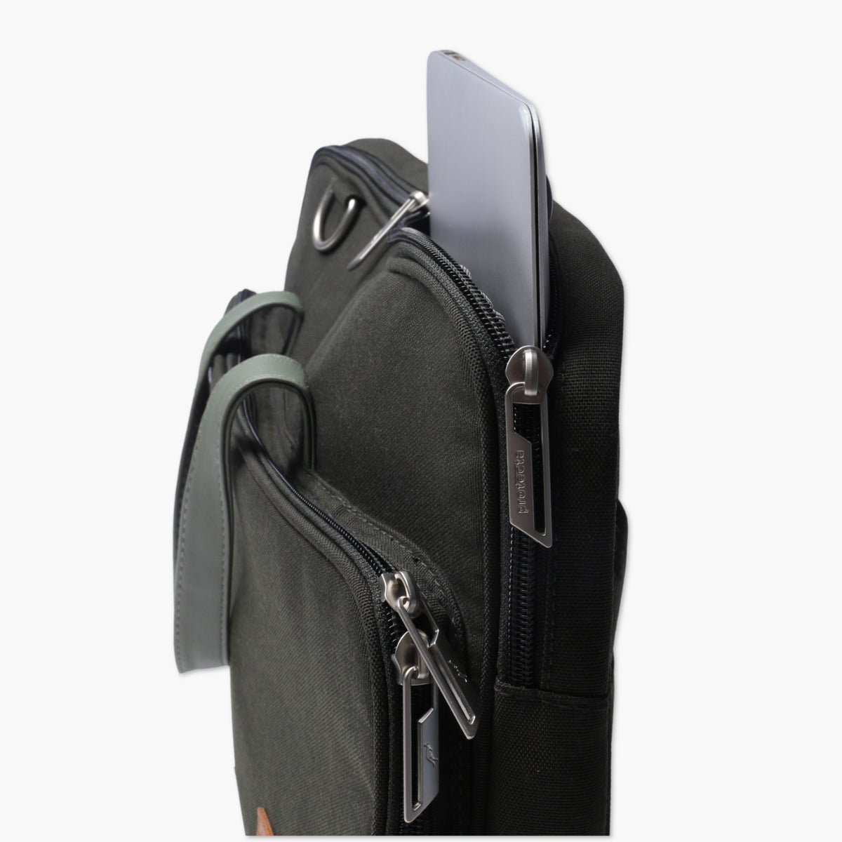 Olive Green | Protecta Windfall Laptop Bag - 7