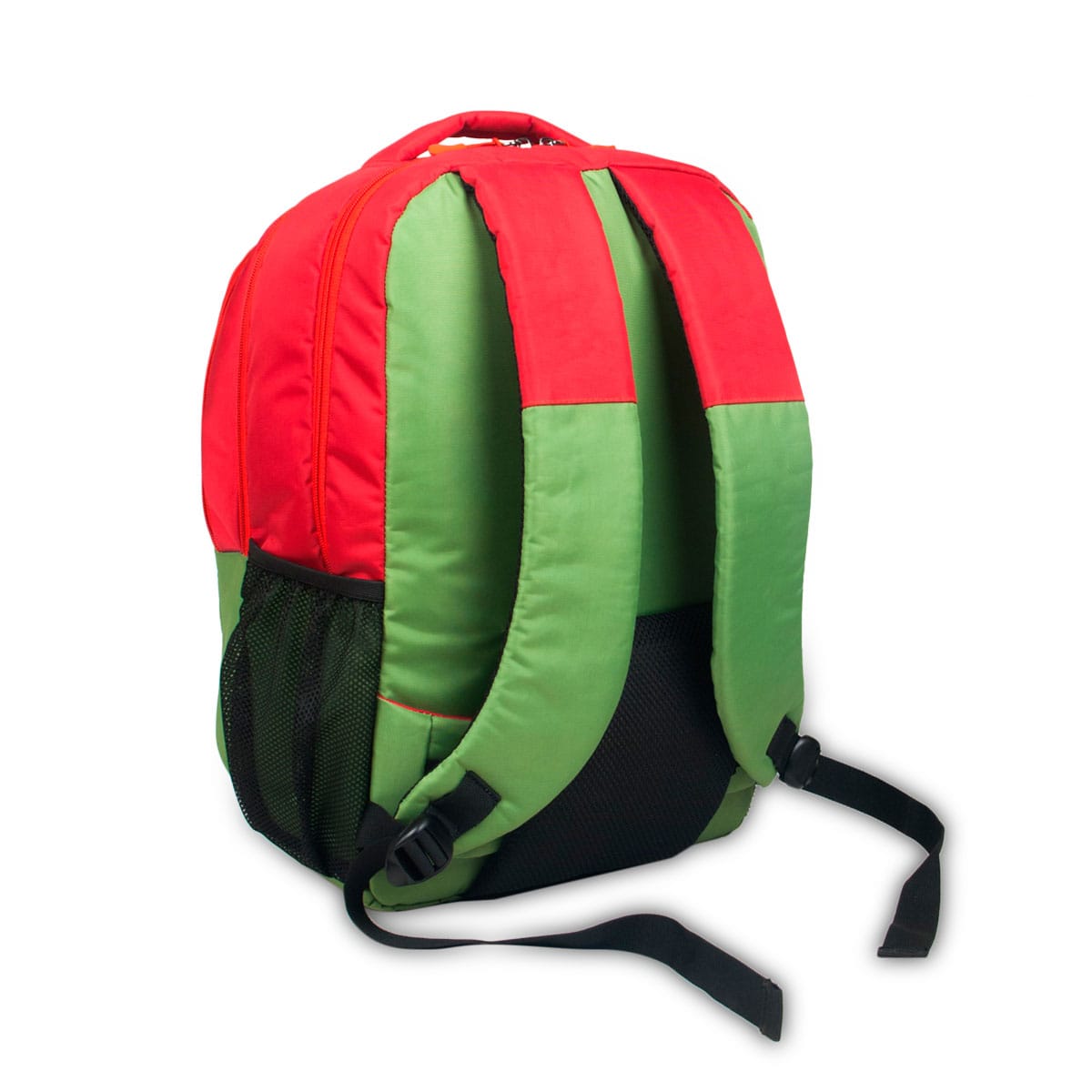 Green-Red, Protecta Bravo School & College Backpack-4