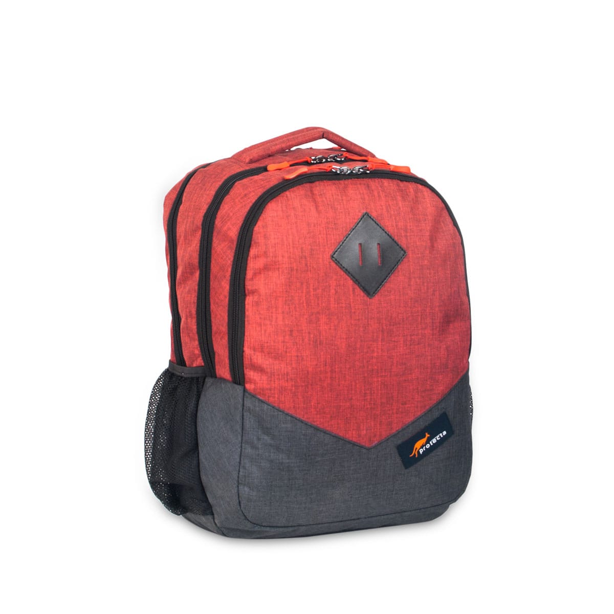 Abbey Grey-Rust Red, Class Apart School & College Backpack-1