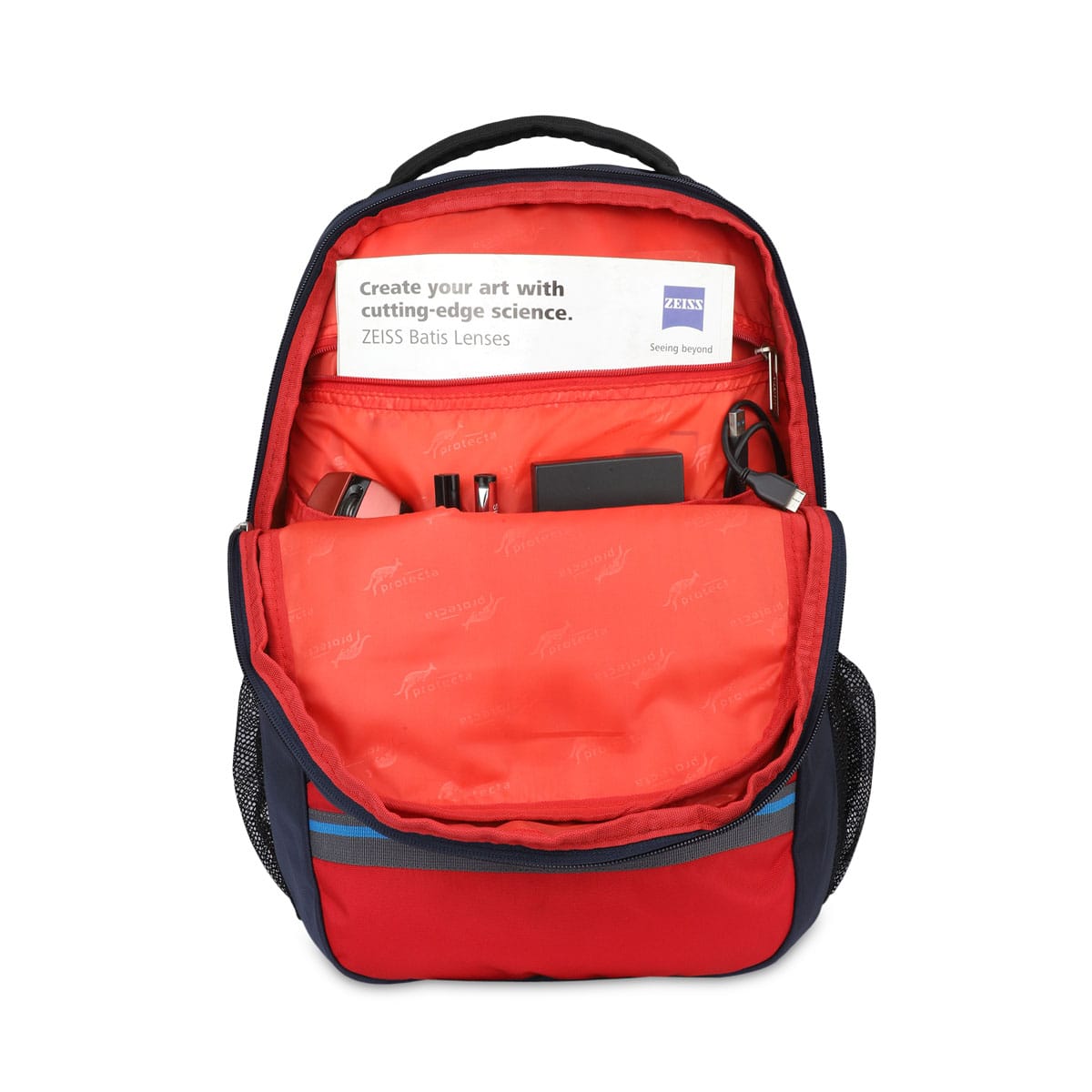 Navy-Red| Protecta Harmony Laptop Backpack-4