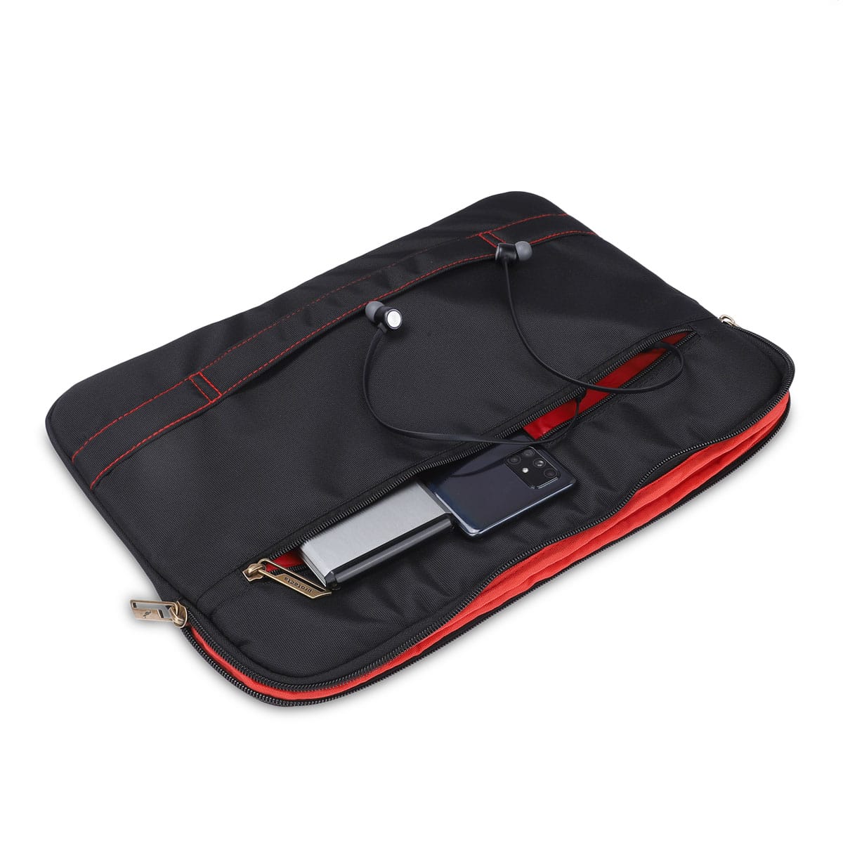 Black-Red | Protecta Puro MacBook Sleeve-5