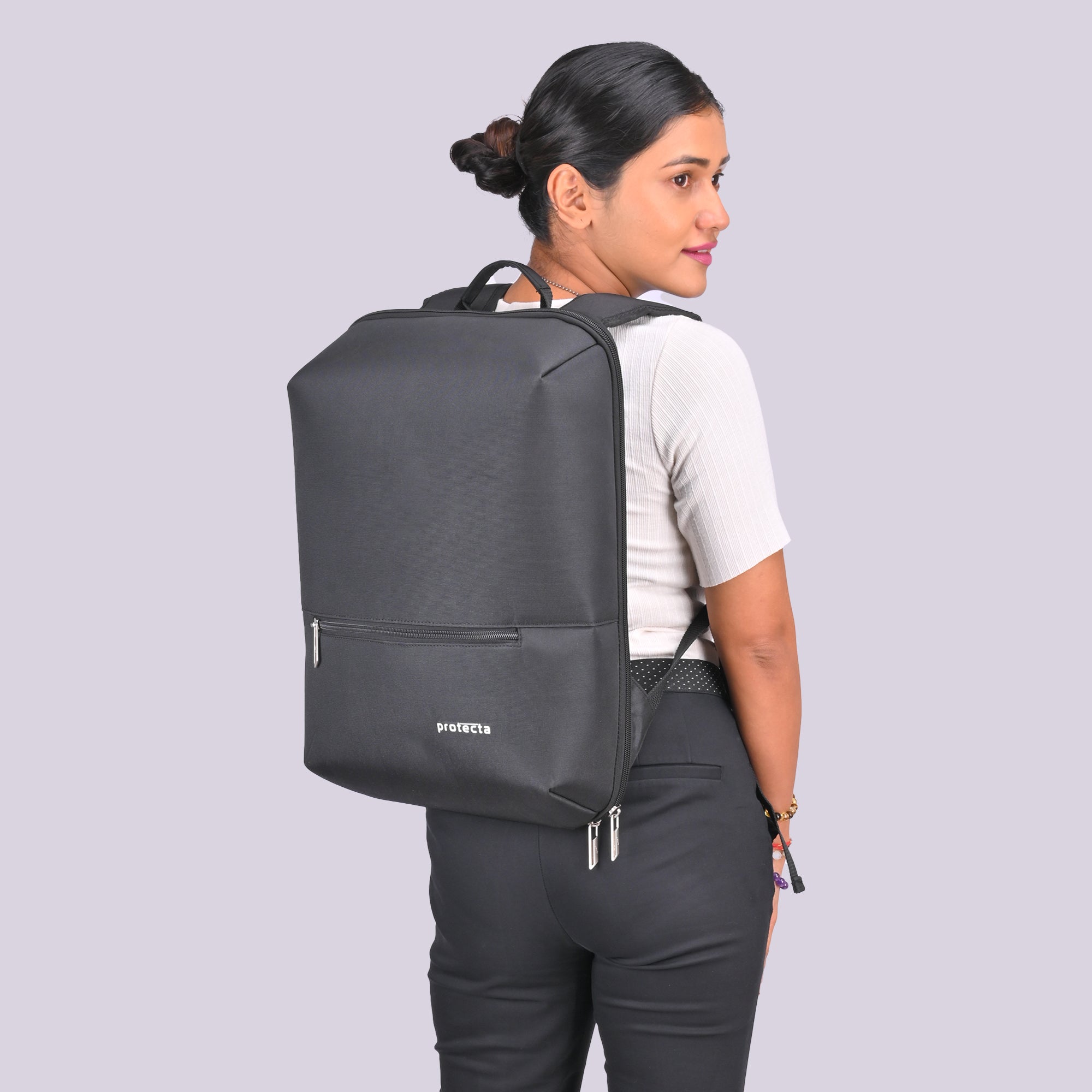 Black | Protecta Quest Anti-Theft Office Laptop Backpack - 3