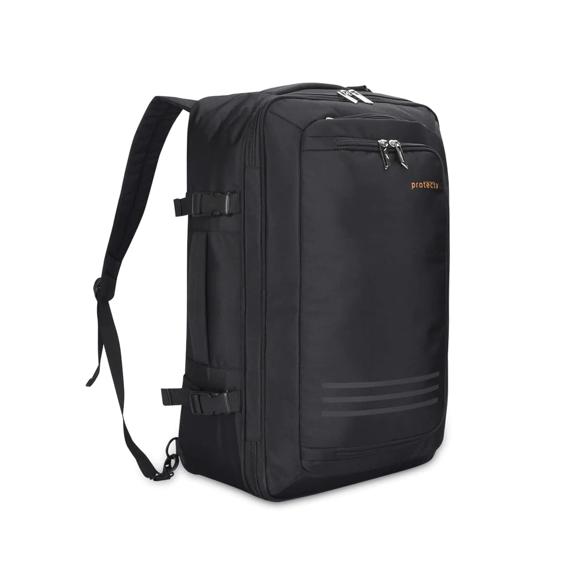 Black | Protecta Simple Equation Convertible Office Trave Laptop Backpack-1