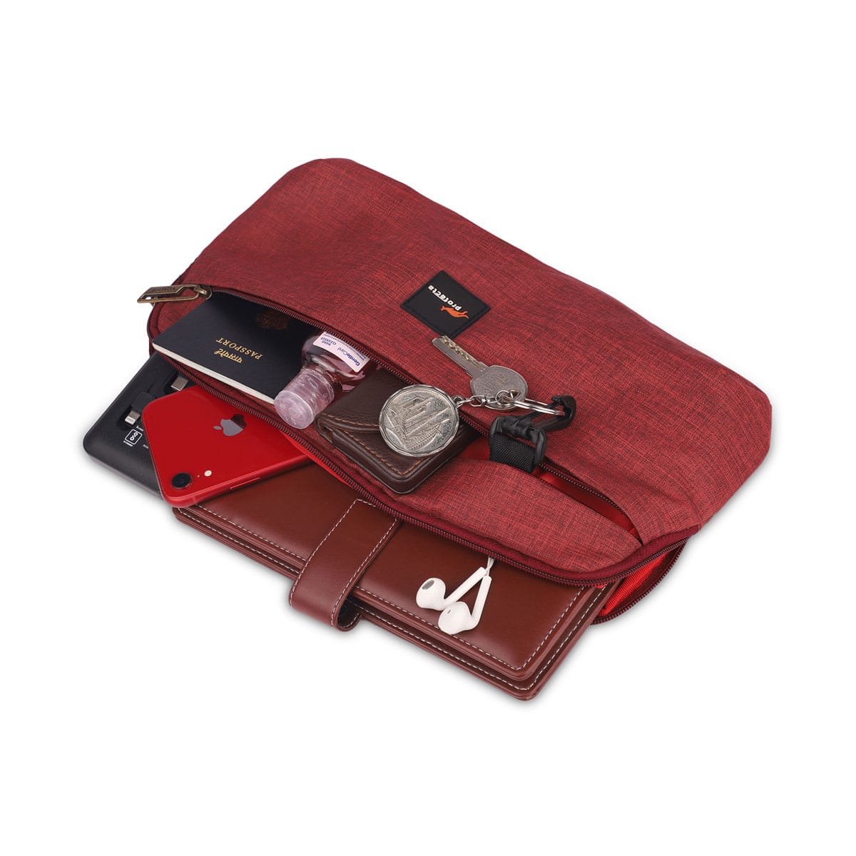 Rust Red | Protecta Take Off Waist Bag-3