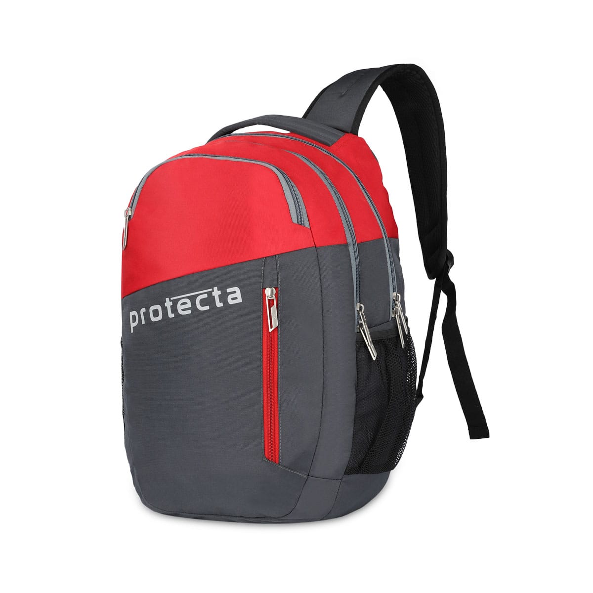 Grey-Red | Protecta Twister Laptop Backpack-1