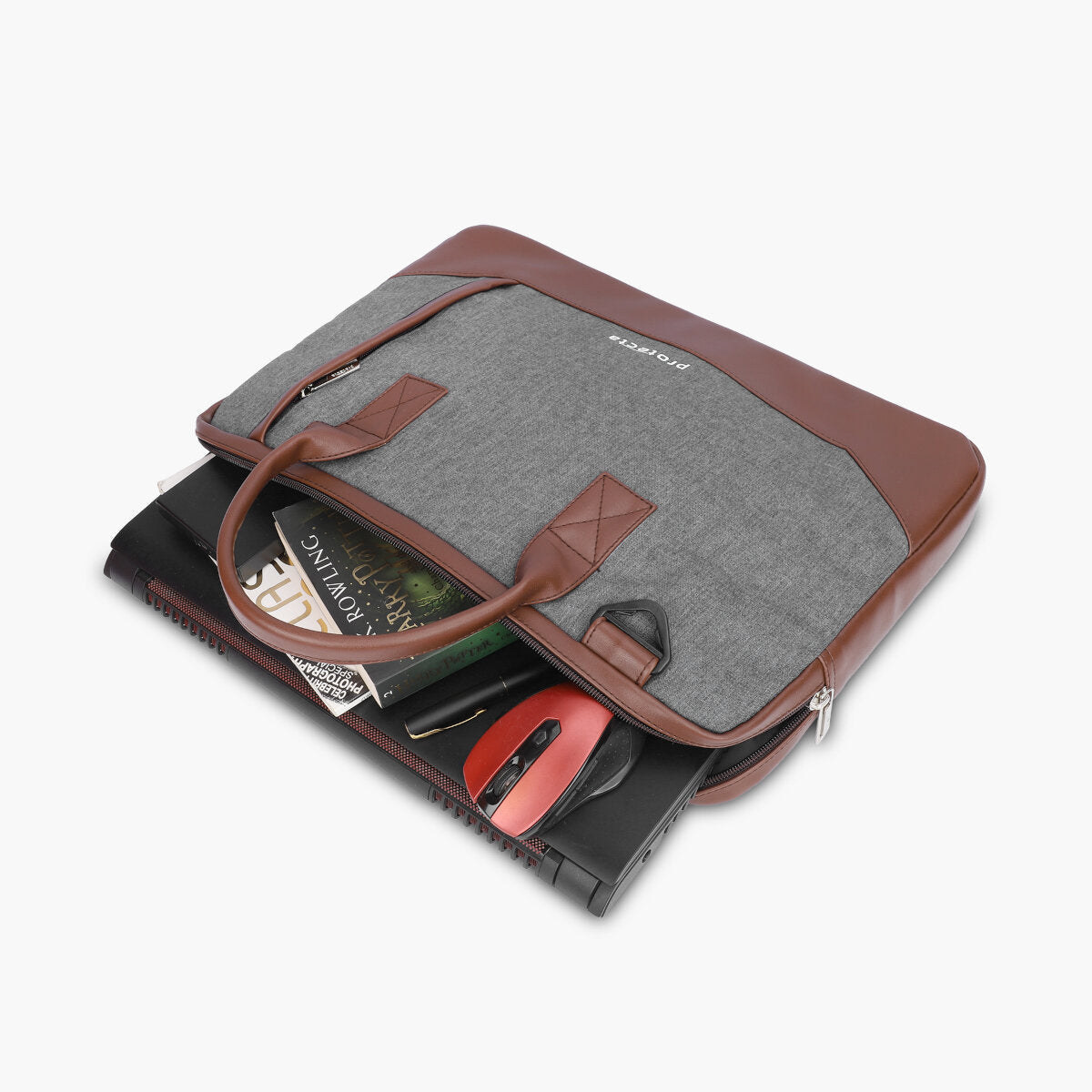 Stone Grey | Protecta Advantage Slim Laptop Bag-Main