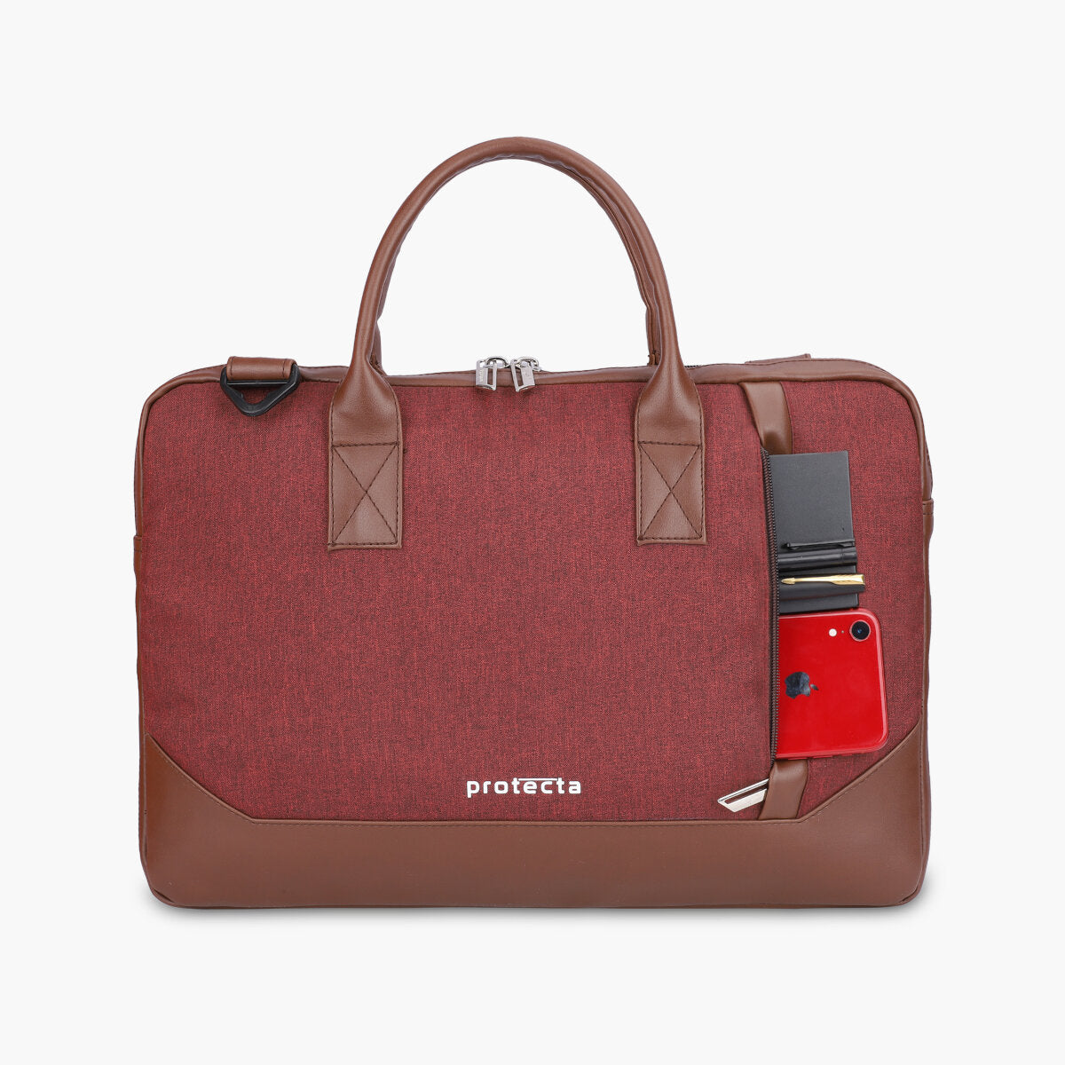Rust Red | Protecta Advantage Slim Laptop Bag-5