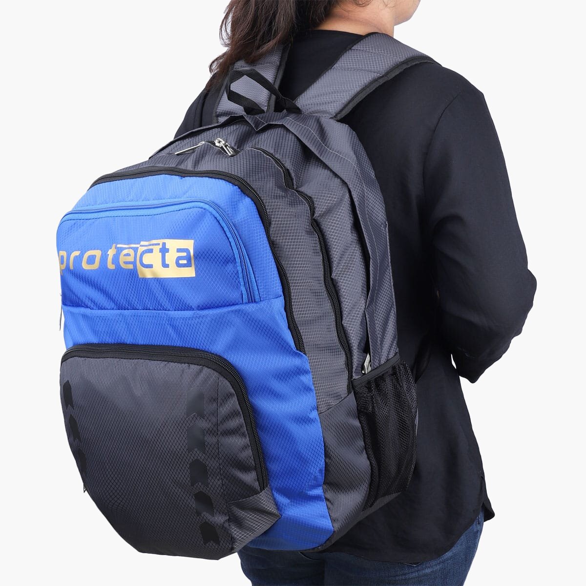 Grey-Blue | Protecta Bolt Laptop Backpack-6