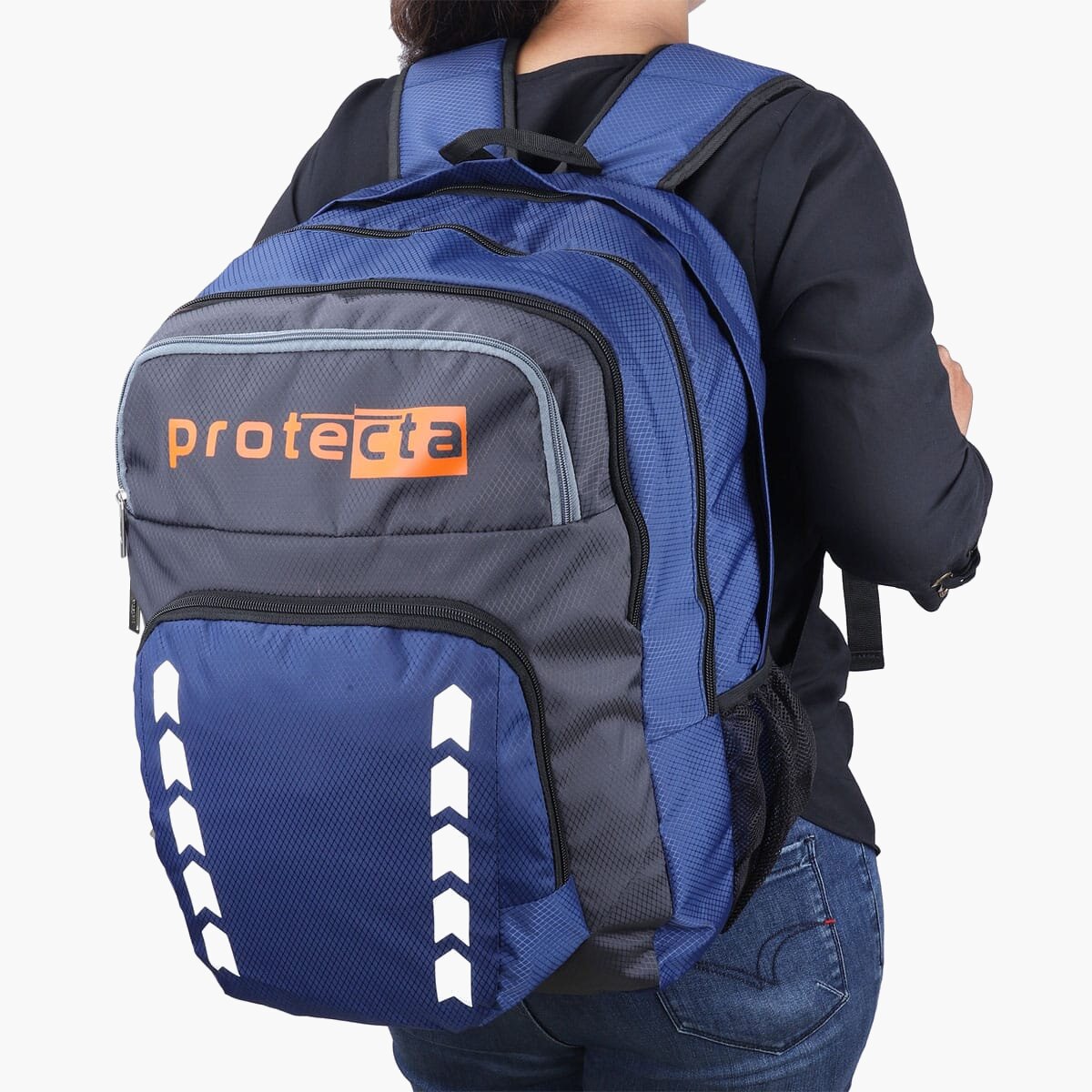 Navy-Grey | Protecta Bolt Laptop Backpack-6