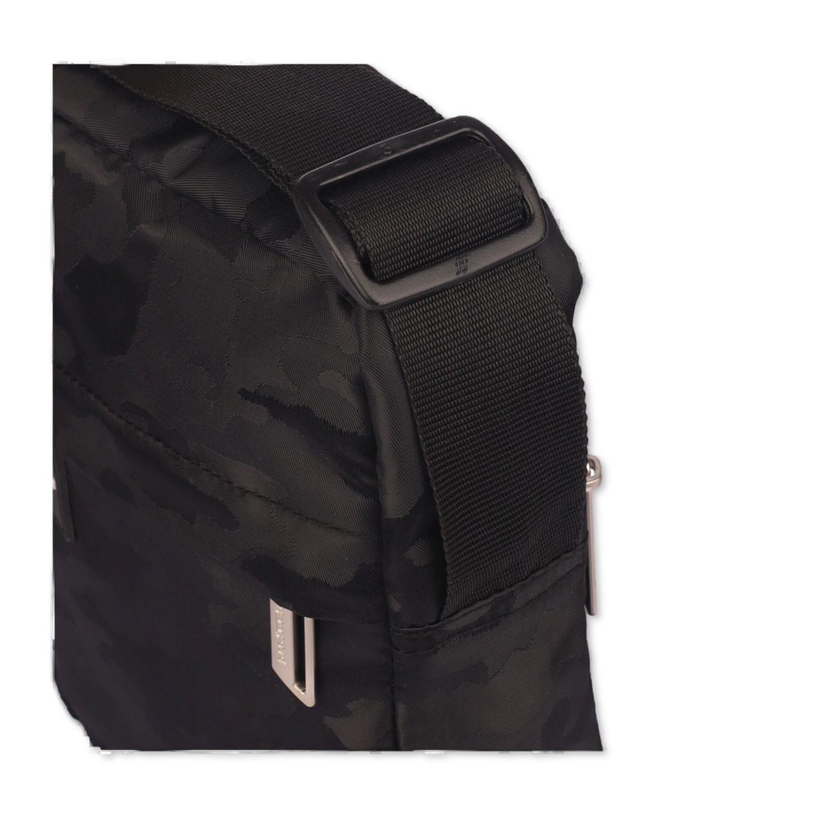 Black| Protecta Camo Unisex Sling Bag-3