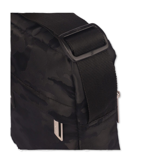 Black| Protecta Camo Unisex Sling Bag-3
