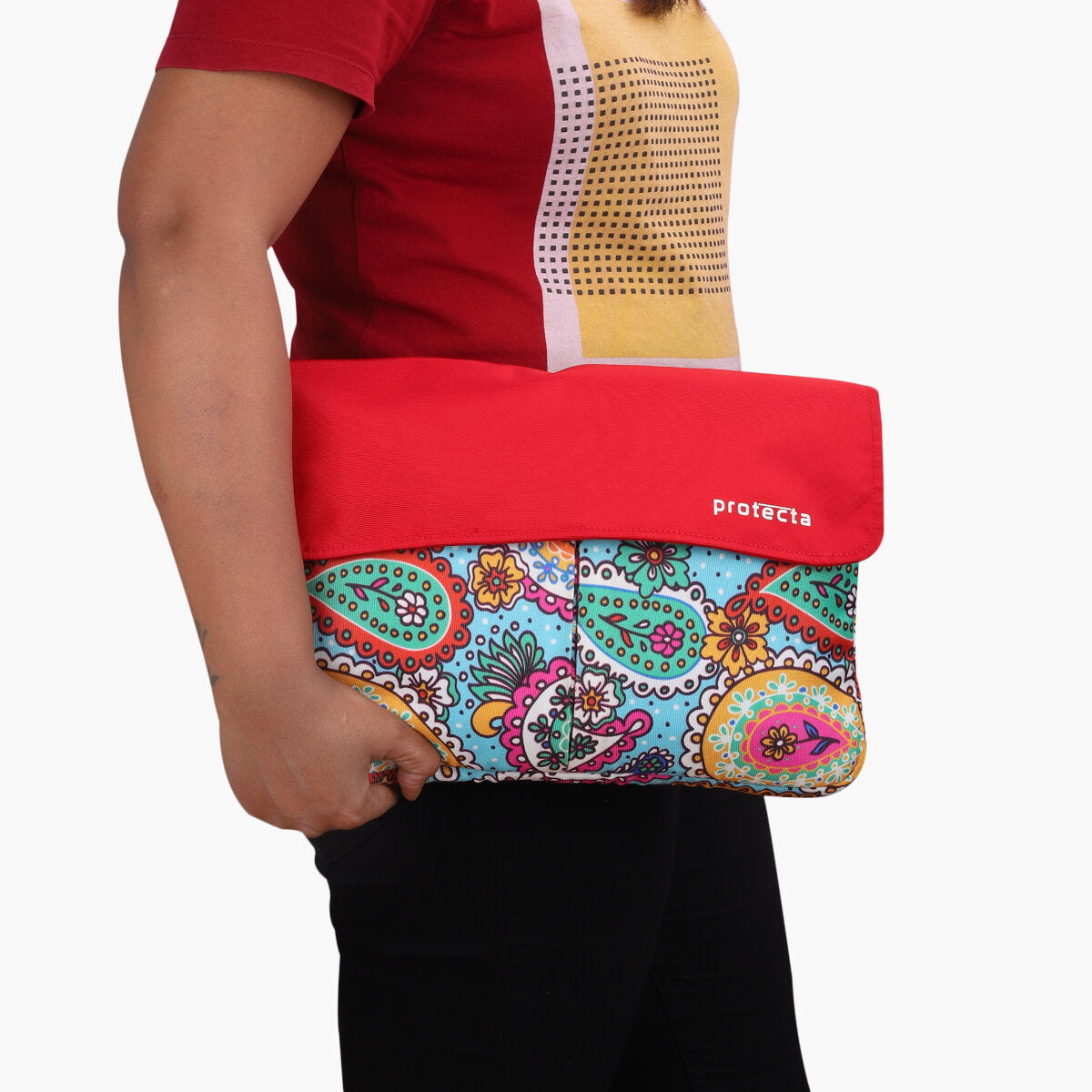 Attractive Indian Print | Protecta Charlie Laptop Bag