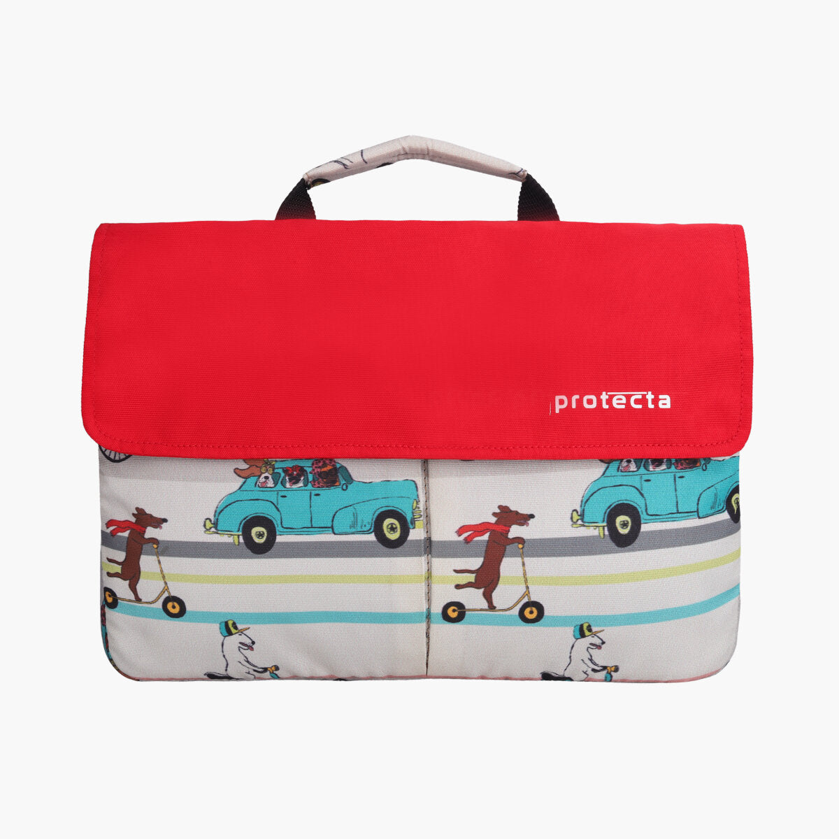 Travelling Dogs Print | Protecta Charlie Laptop Bag