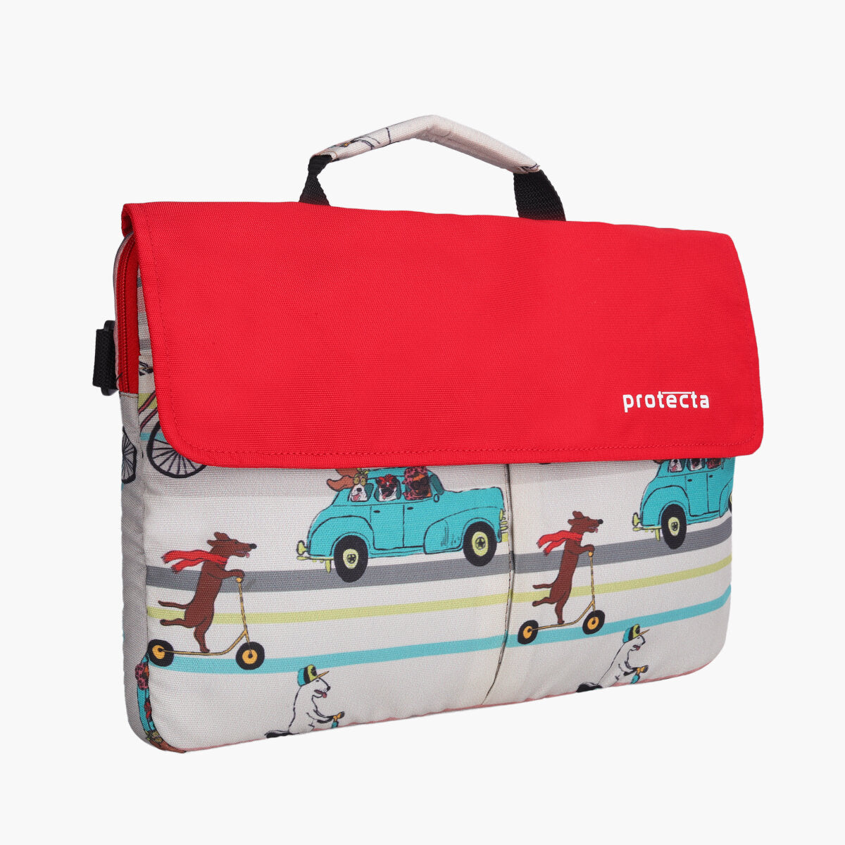 Travelling Dogs Print | Protecta Charlie Laptop Bag