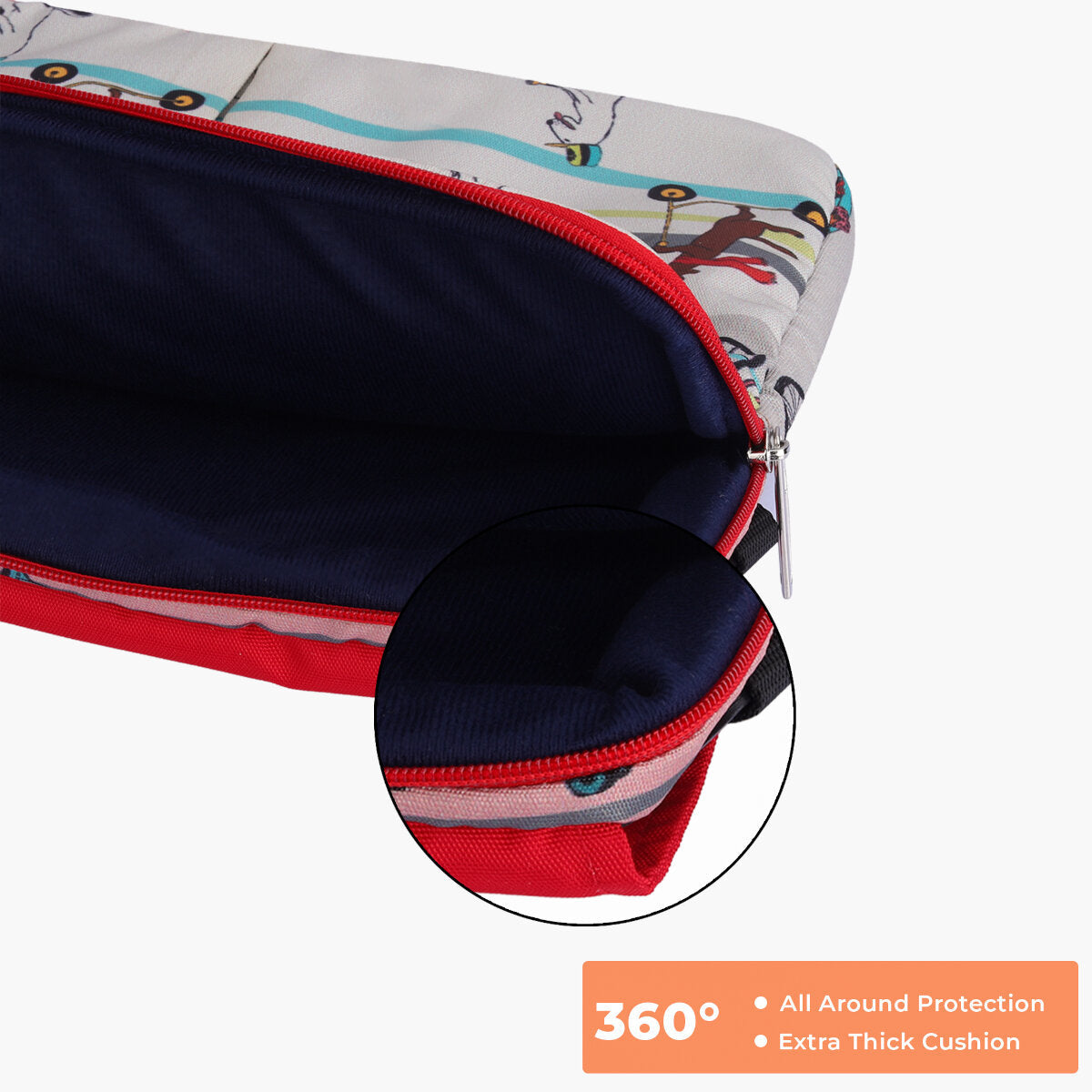 Travelling Dogs Print | Protecta Charlie Laptop Bag