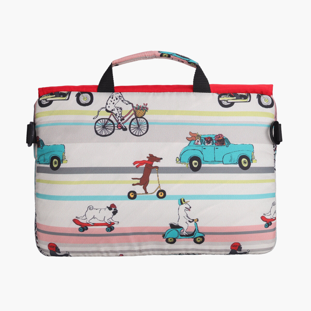 Travelling Dogs Print | Protecta Charlie Laptop Bag