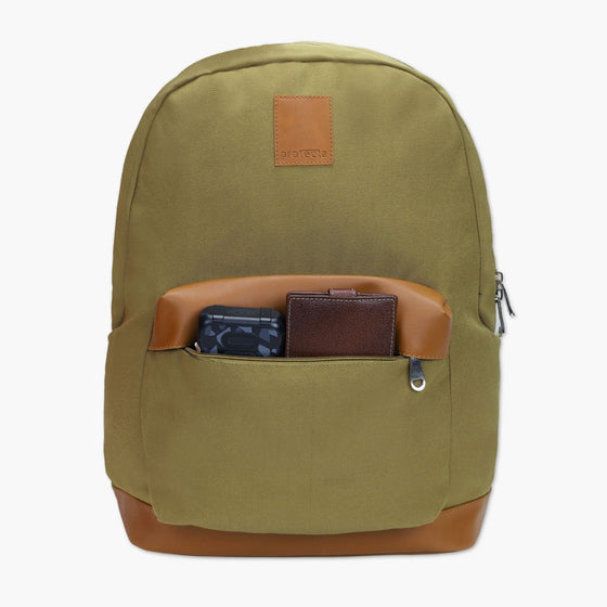 Beige | Protecta Clean Slate Laptop Backpack - 5