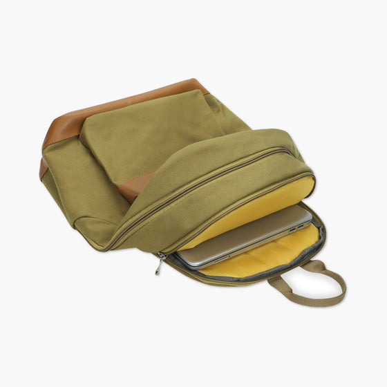 Beige | Protecta Clean Slate Laptop Backpack - 7