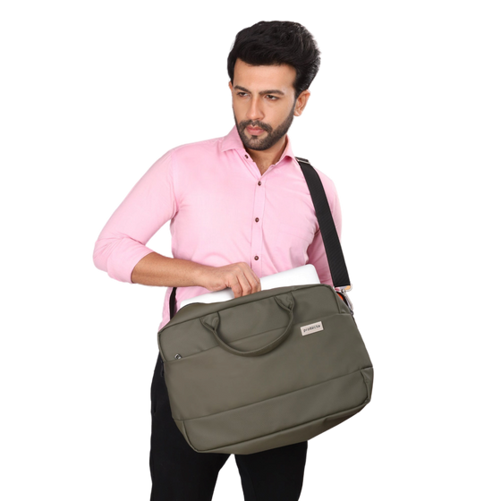 Green | Protecta Conquest Laptop Bag - 8